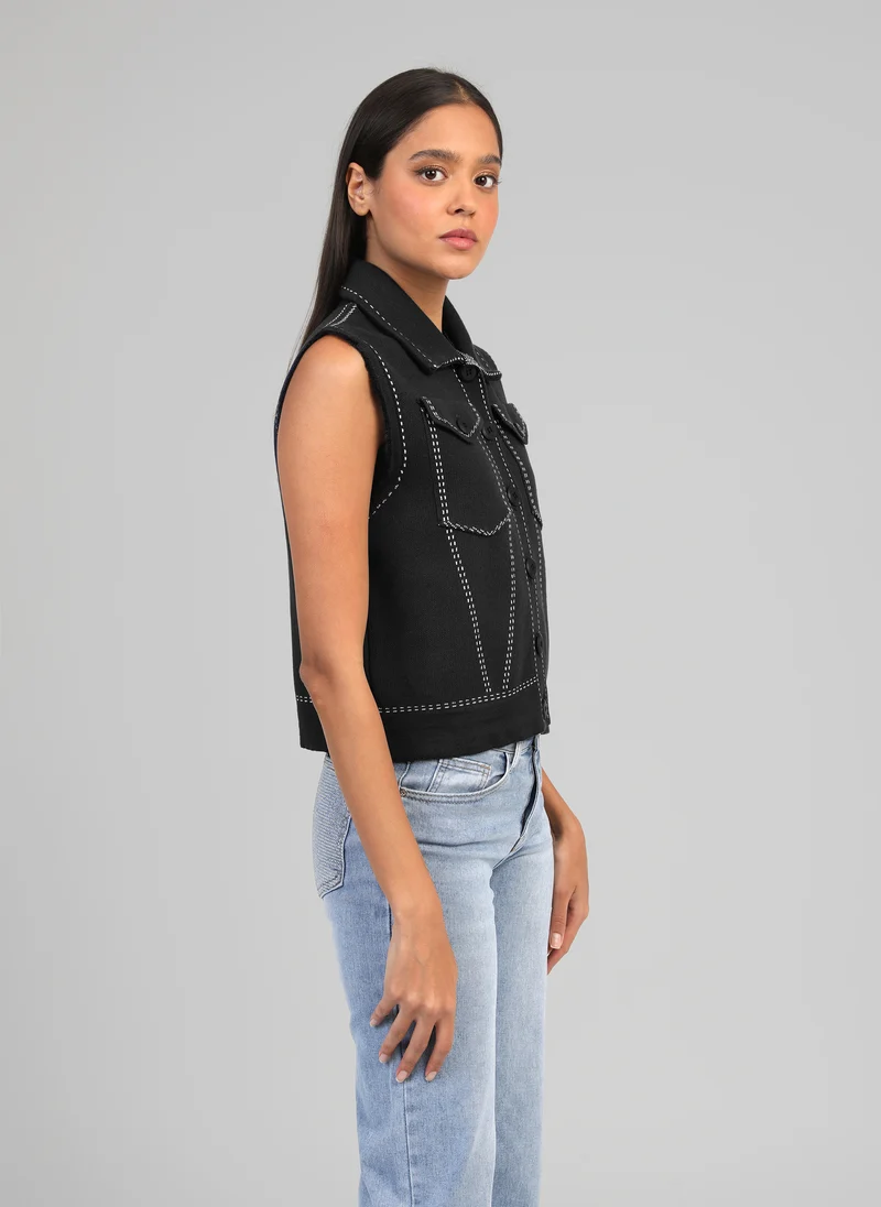 GILET LEWOODY noir