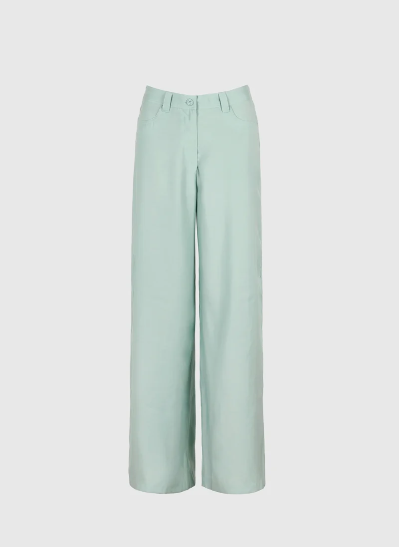 PANTALON PHOEBILA celadon