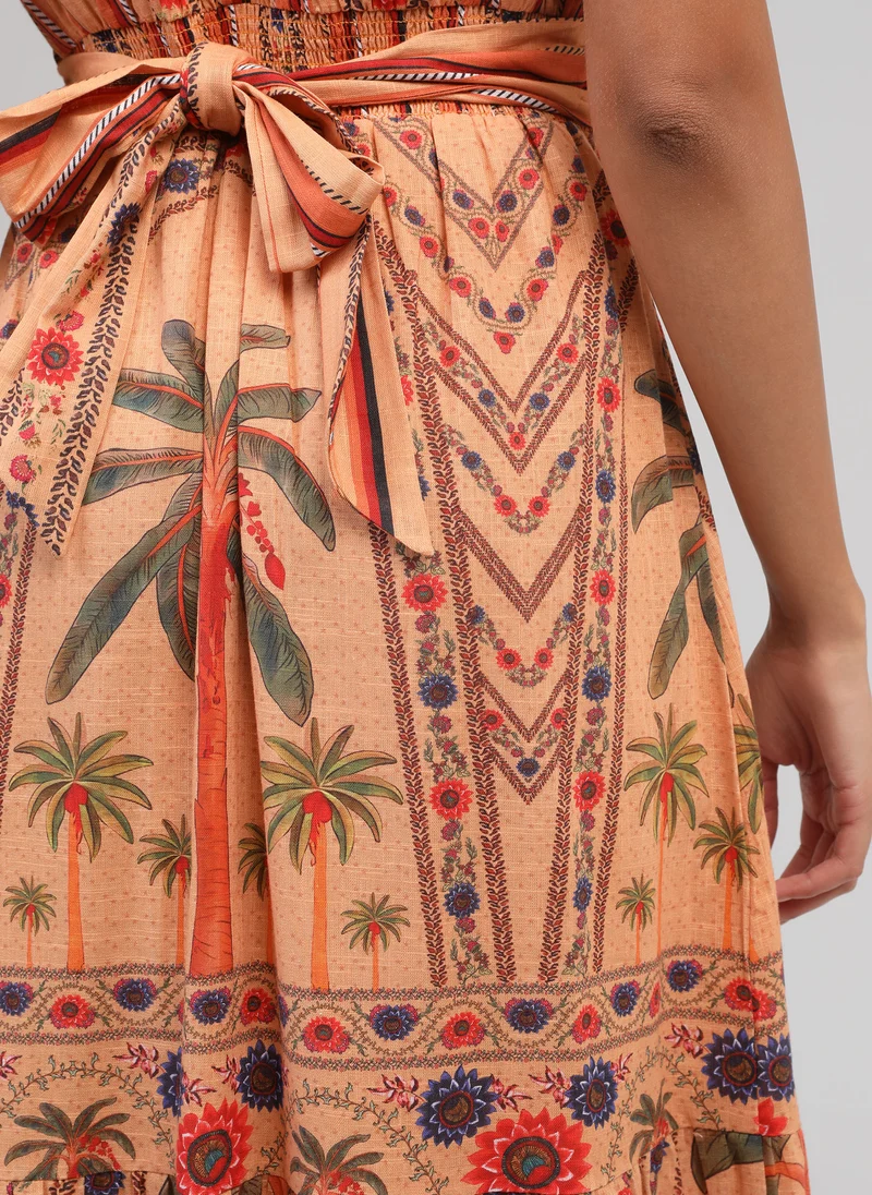 ROBE LONGUE OVANNA laloma orange