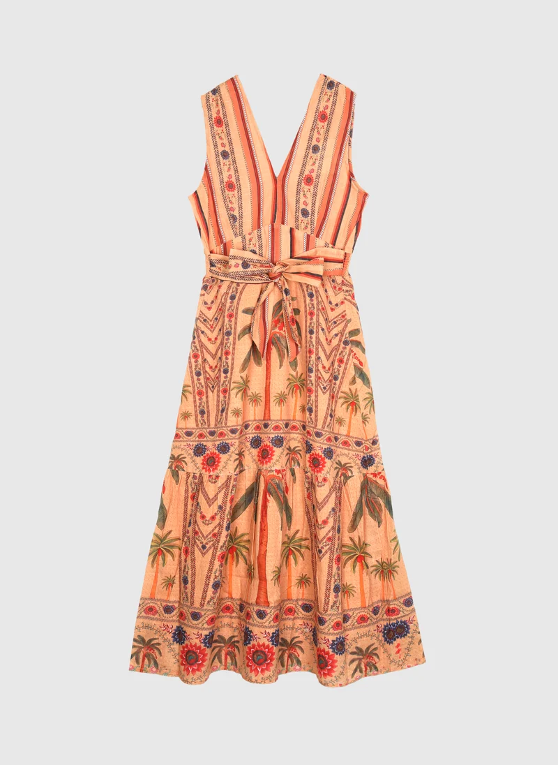 ROBE LONGUE OVANNA laloma orange