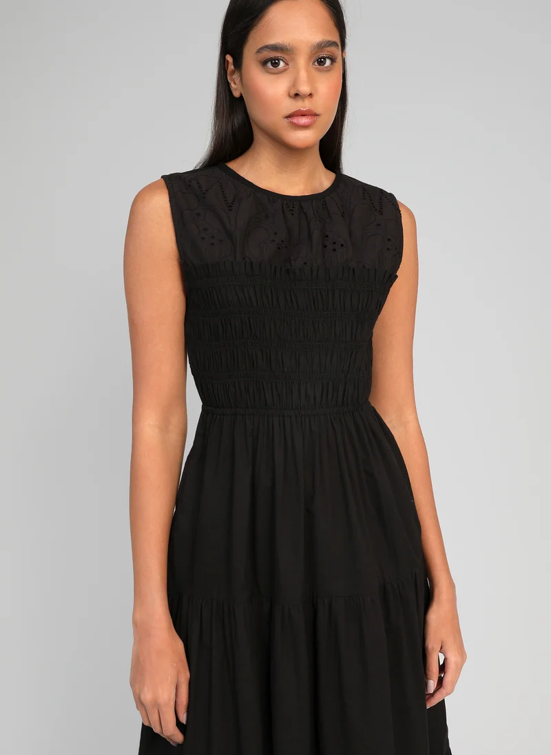 ROBE MIDI ODAMA noir