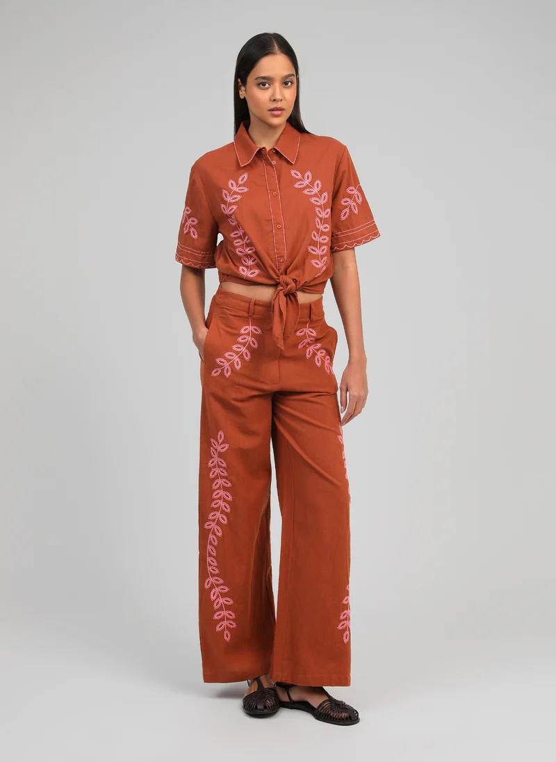 PANTALON ROSSALIE caramel