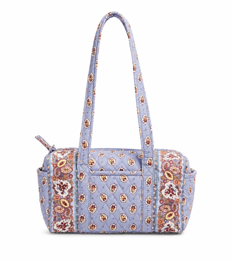 Vera Bradley Original 100 Handbag- Blue Leaf