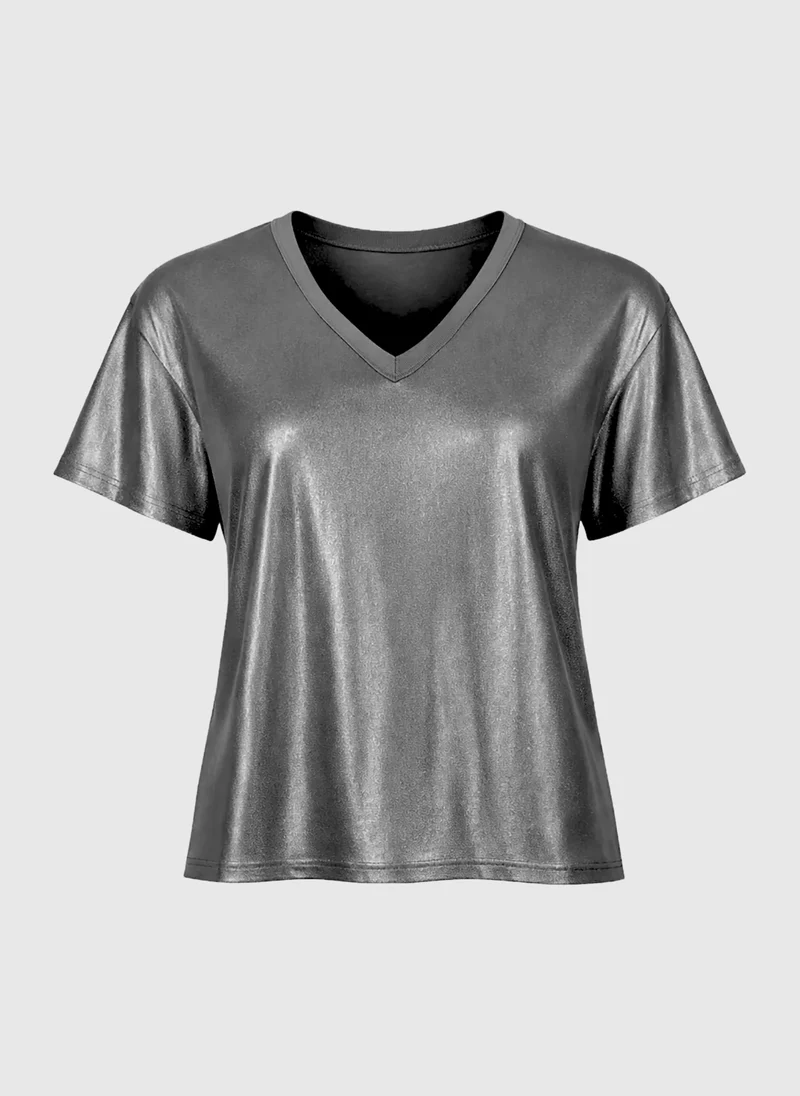 T-SHIRT AGNEZA anthracite