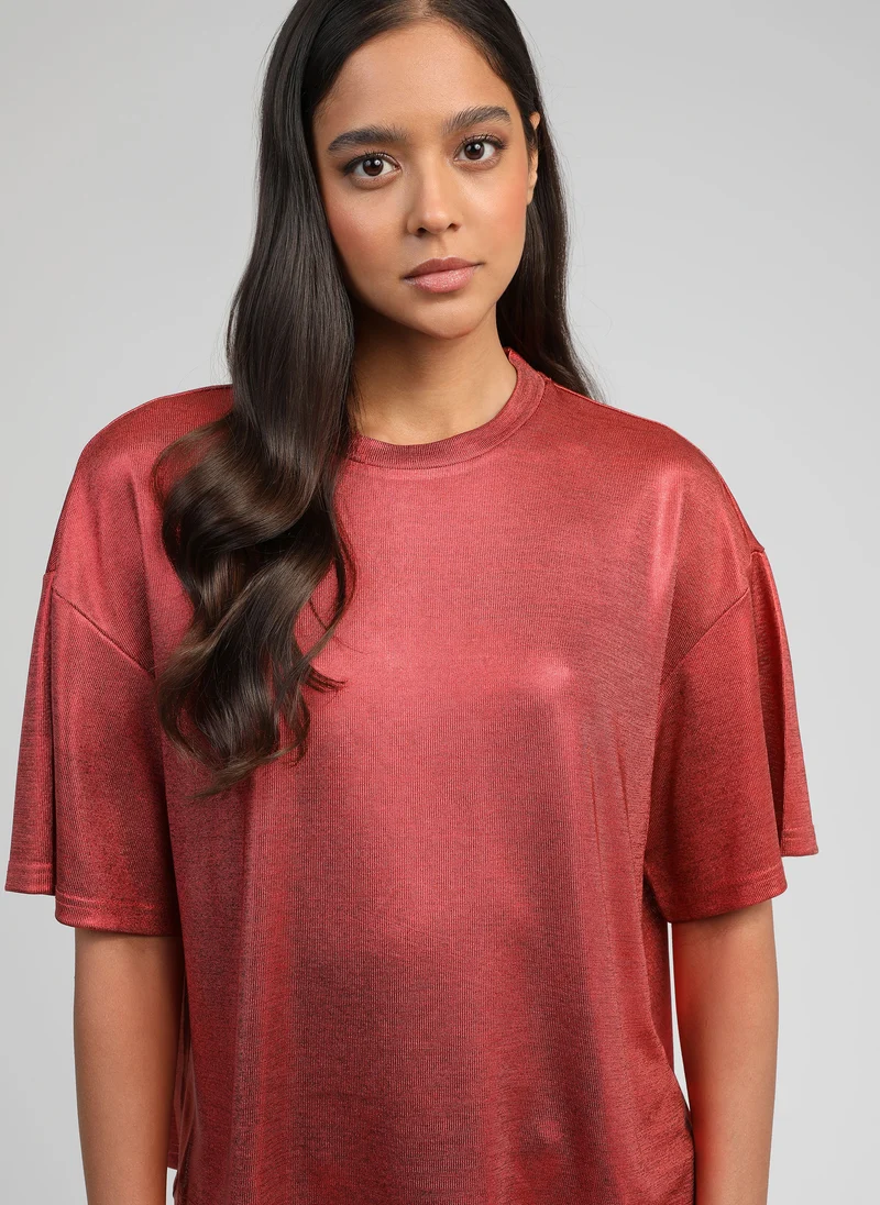 T-SHIRT AKOMILA rouge
