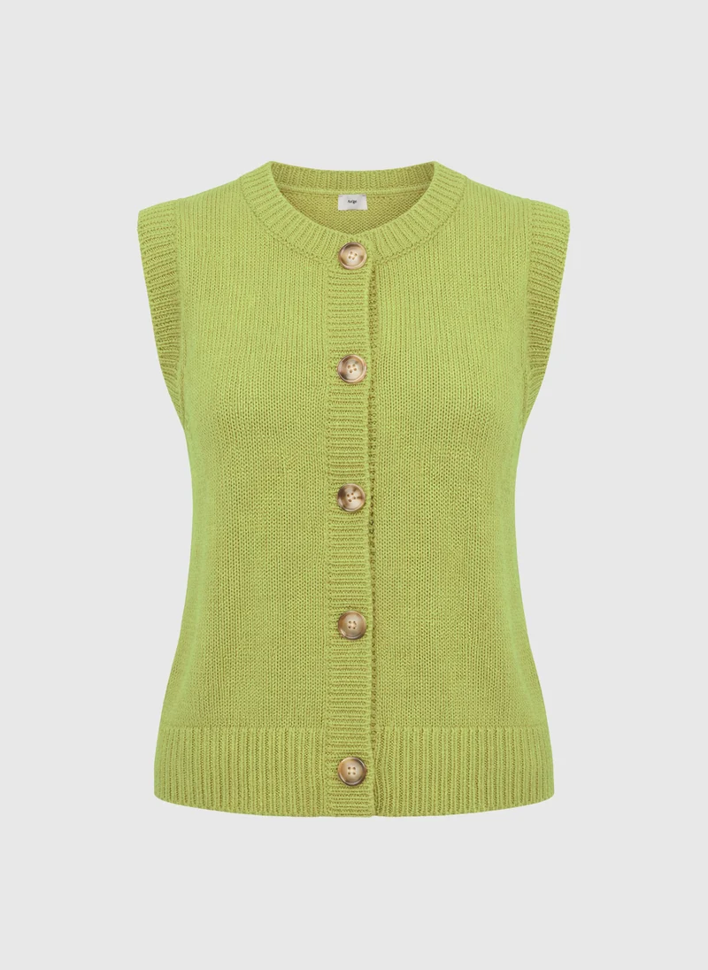 GILET LEVIONA tilleul