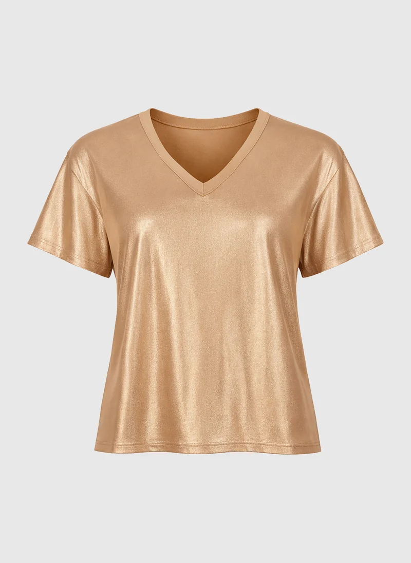 T-SHIRT AGNEZA beige