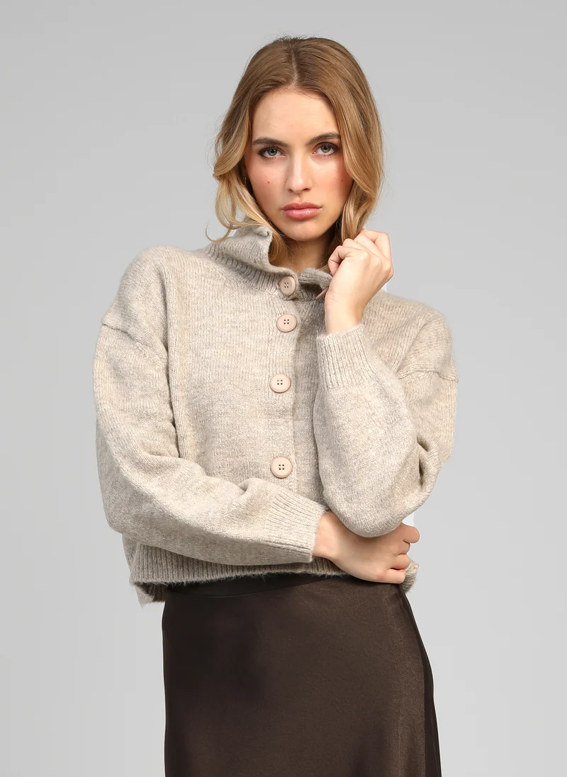 GILET LAKEYLA taupe