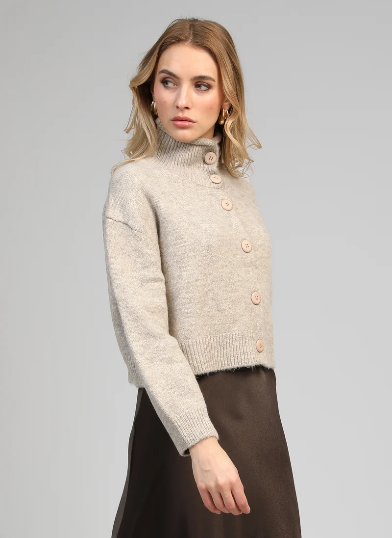 GILET LAKEYLA taupe