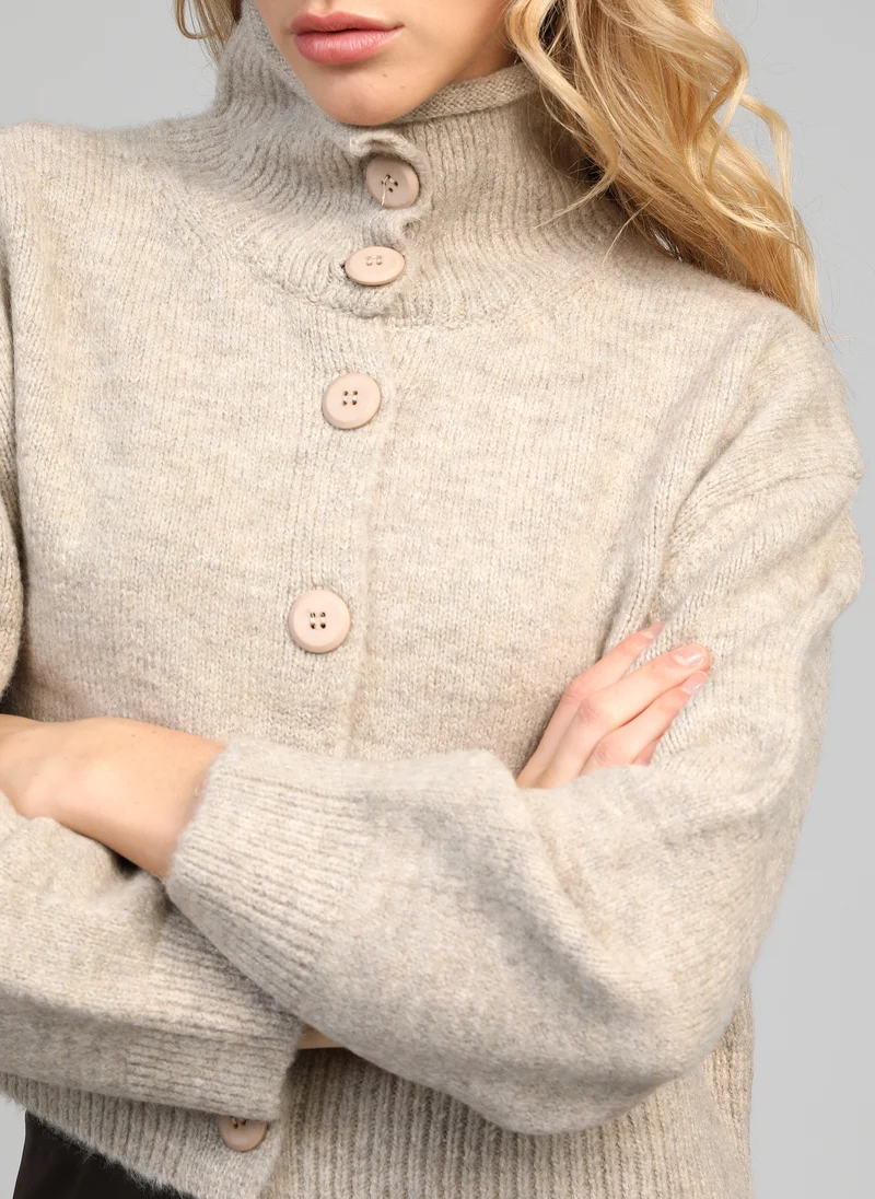 GILET LAKEYLA taupe
