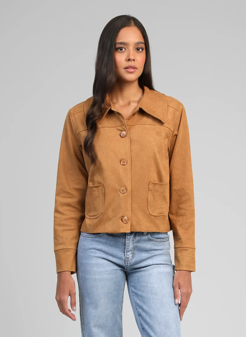 VESTE CLAUDILA camel