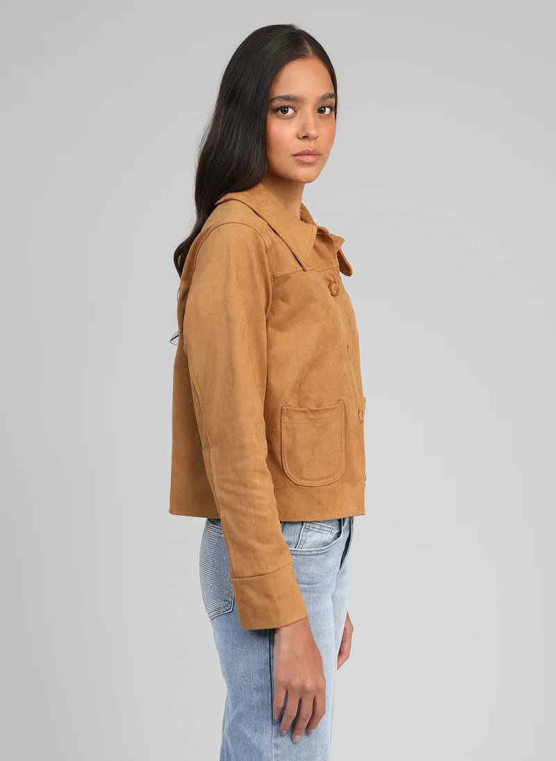 VESTE CLAUDILA camel