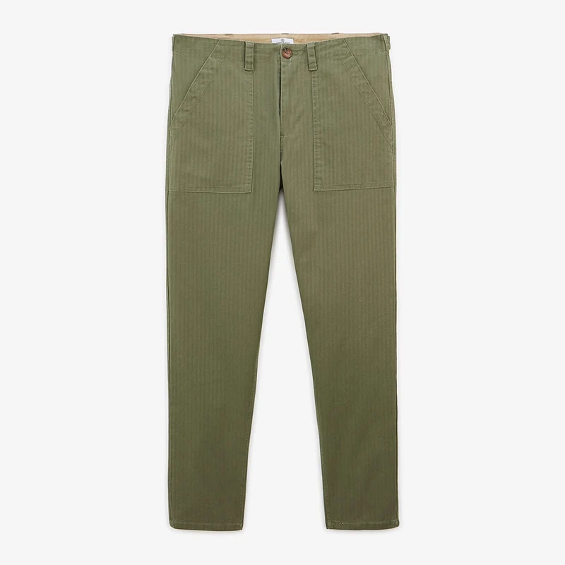 Pantalon 543 SBPLAY coupe droite vert militaire