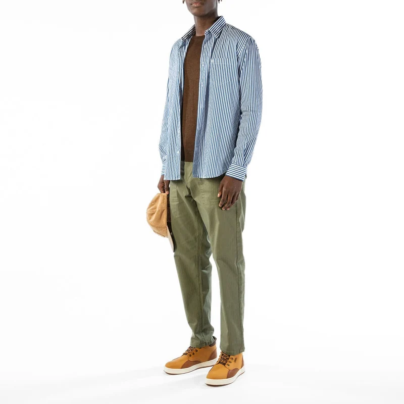 Pantalon 543 SBPLAY coupe droite vert militaire