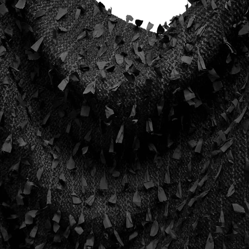 Tricot fantaisie | Noir