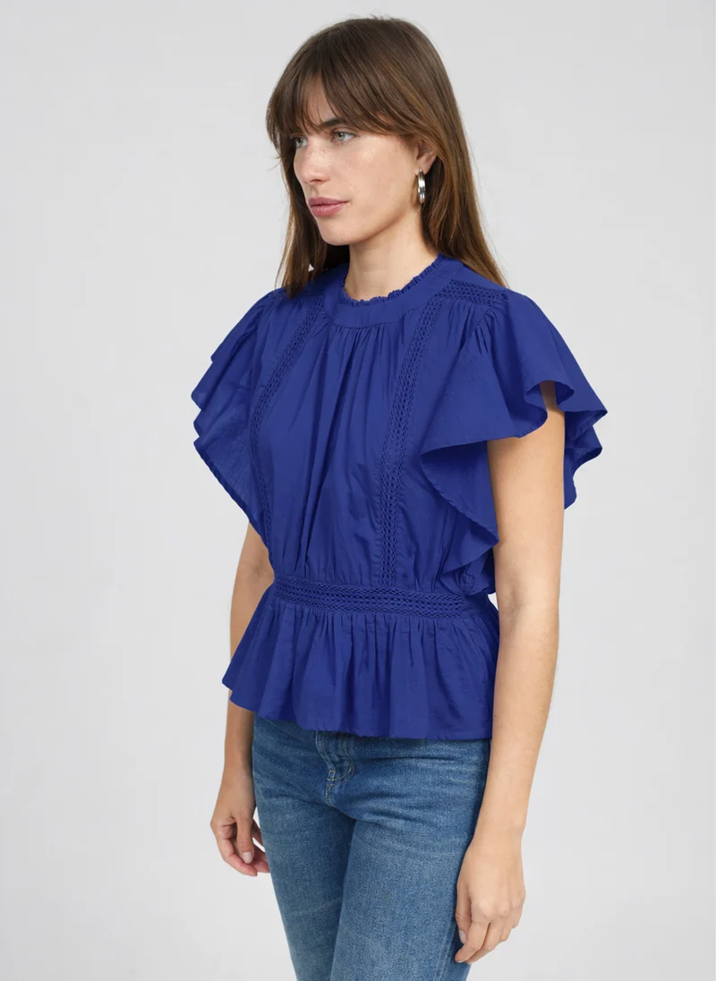 BLOUSE SALEKINA indigo