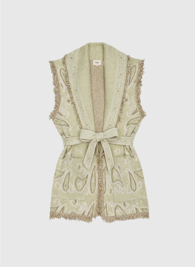 VESTE SANS MANCHES NINDI jaune