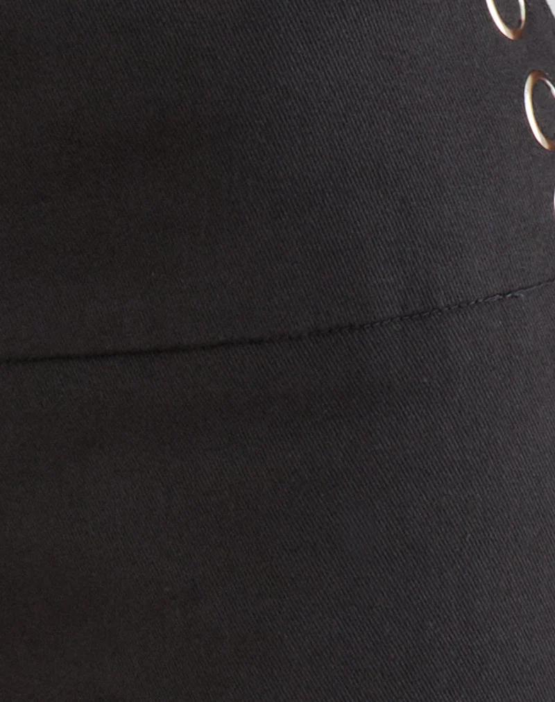 Pantalon Alora Pocket en gris foncé