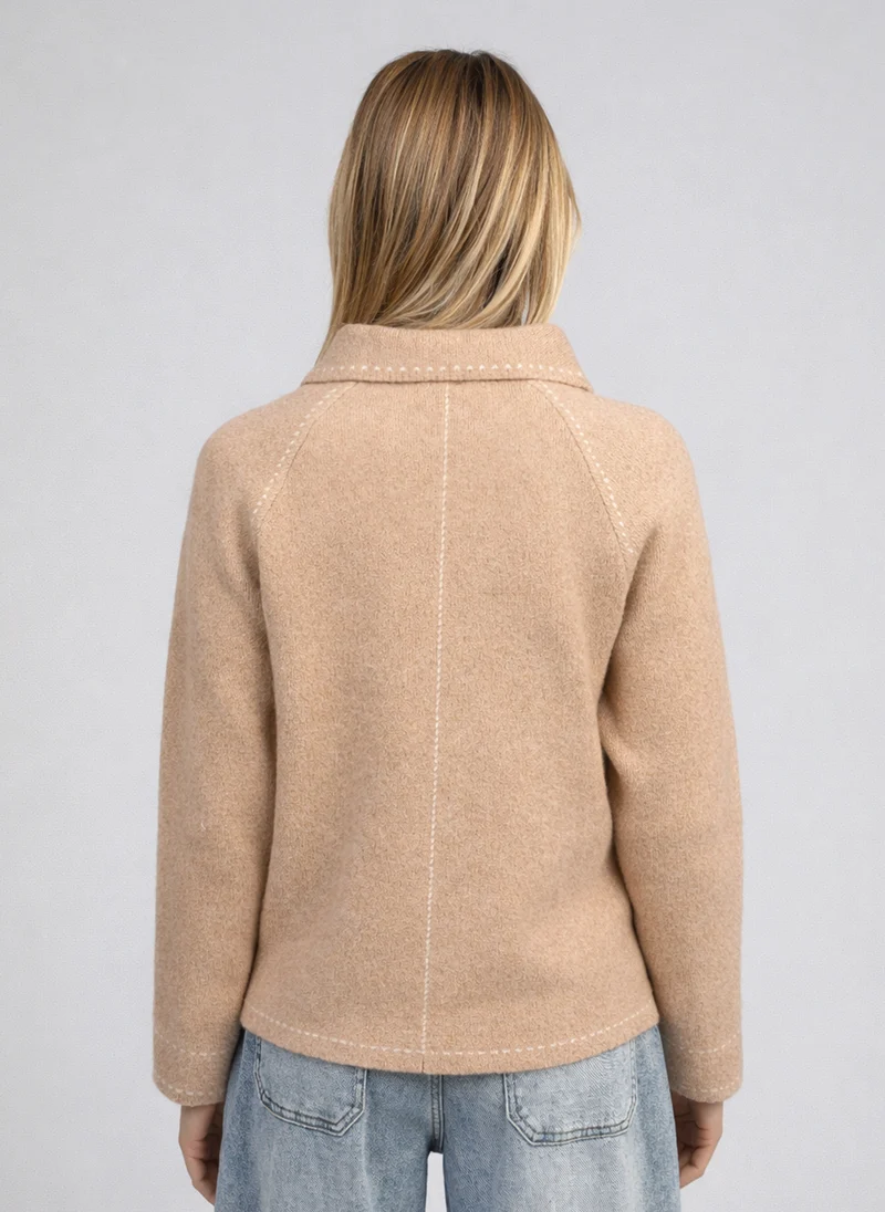 GILET NIBA beige