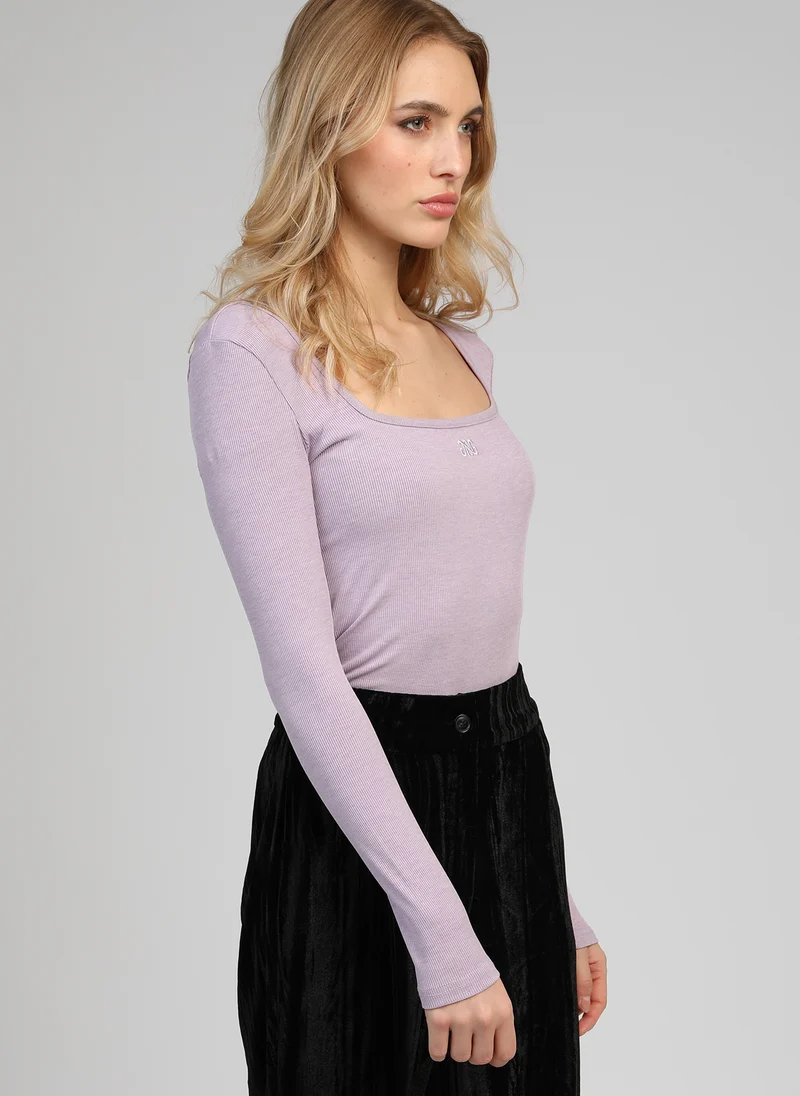 T-SHIRT AKCELY parme
