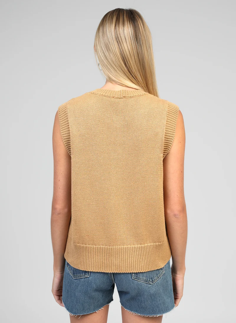 GILET LEVIONA beige