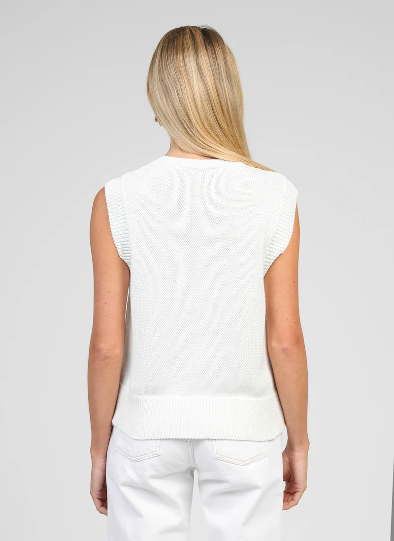 GILET LEVIONA blanc