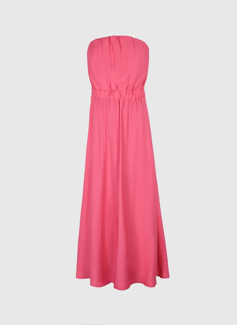 ROBE LONGUE MILIKA framboise