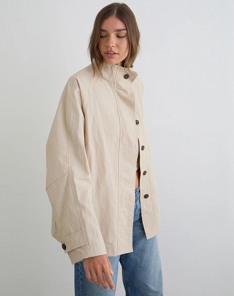 Veste oversize Saipul, couleur beige