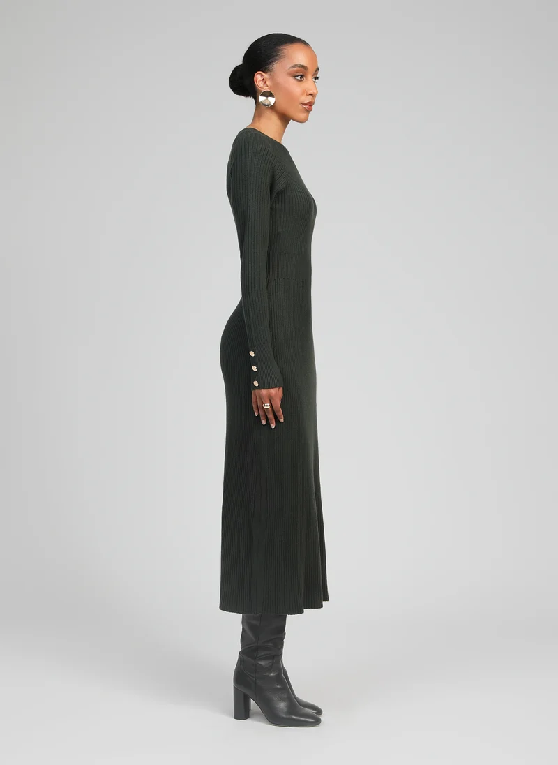 ROBE MIDI NAKA kaki