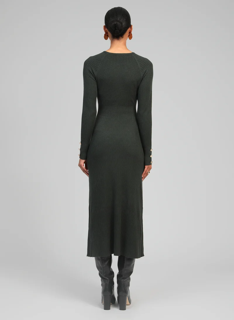 ROBE MIDI NAKA kaki