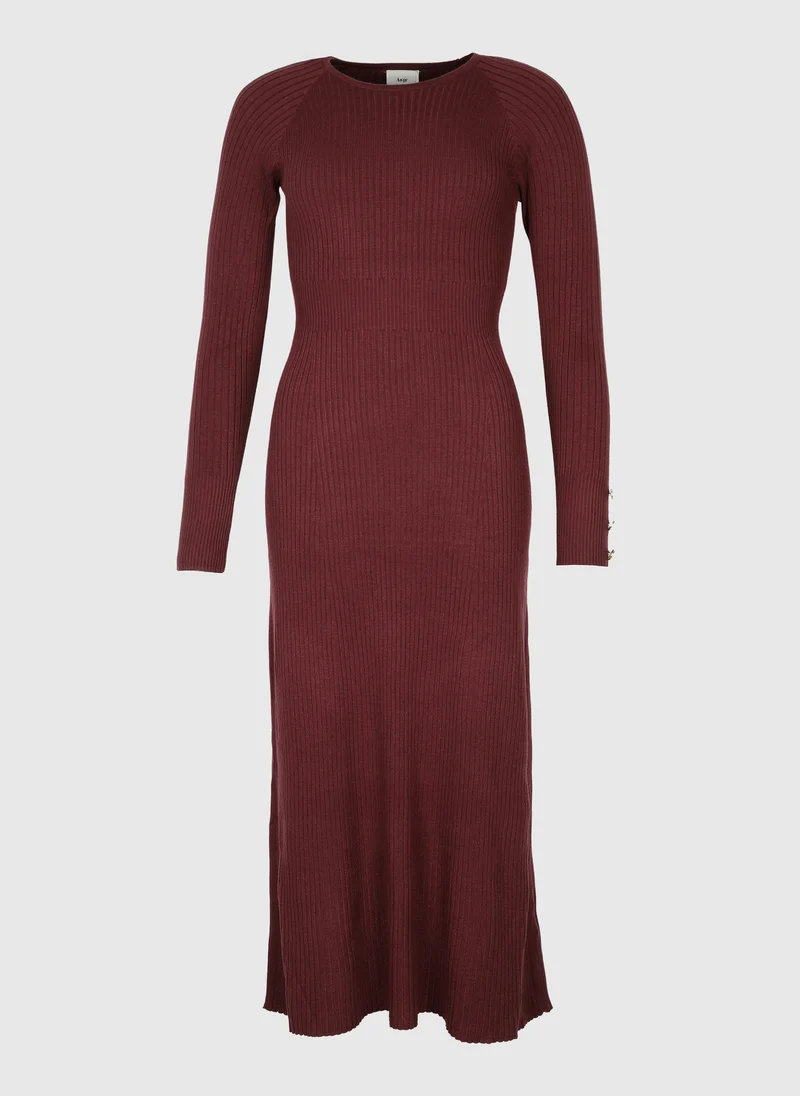 ROBE MIDI NAKA grenat
