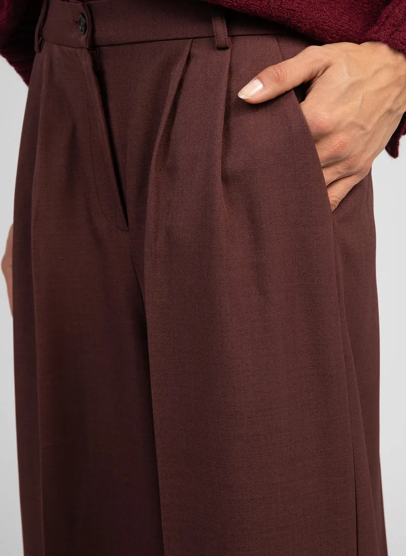 PANTALON PEPINA chocolat