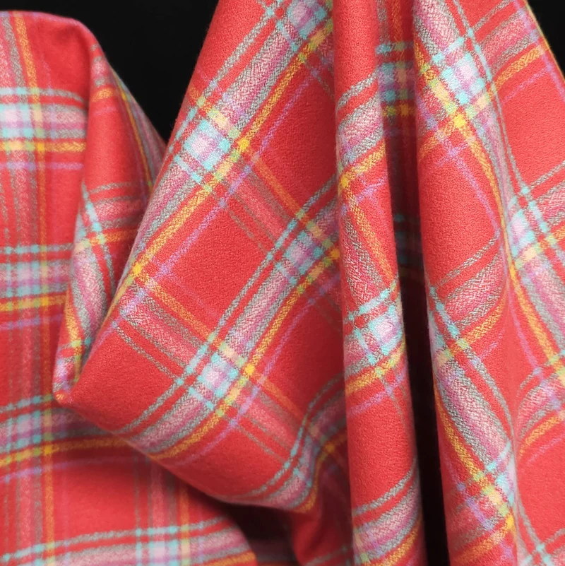 Flanelle Organique Mammoth Junior | Fraise | Robert Kaufman