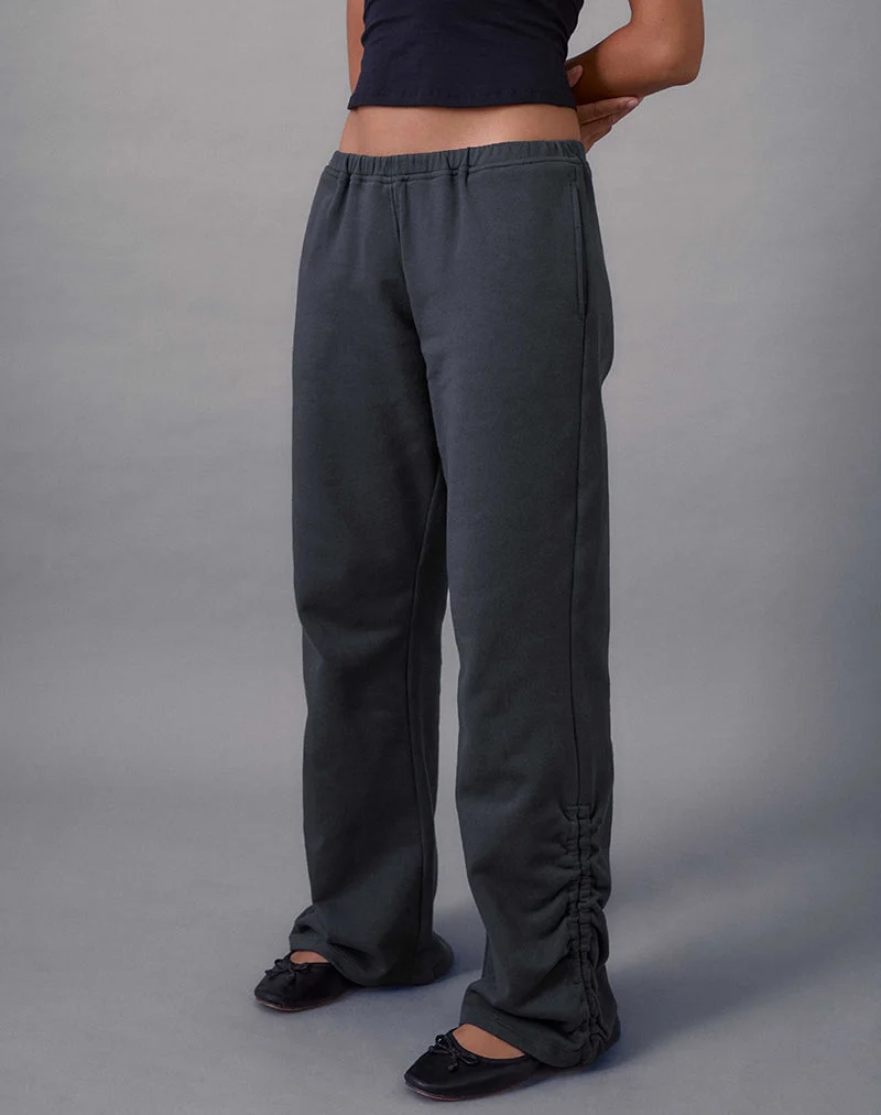 Pantalon de jogging Rylan à fronces, couleur gris beluga