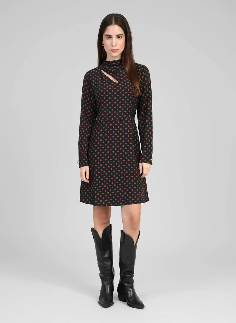 ROBE COURTE MALUKA palinto marron