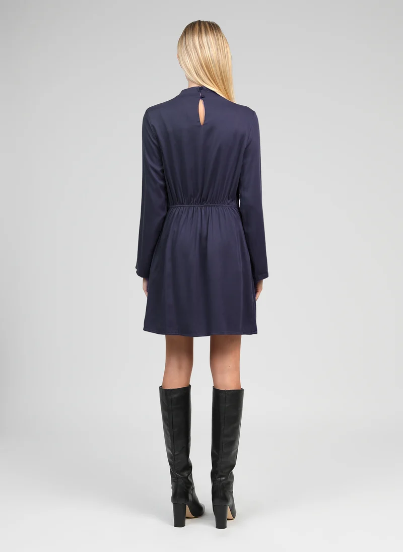 ROBE COURTE MANINON marine