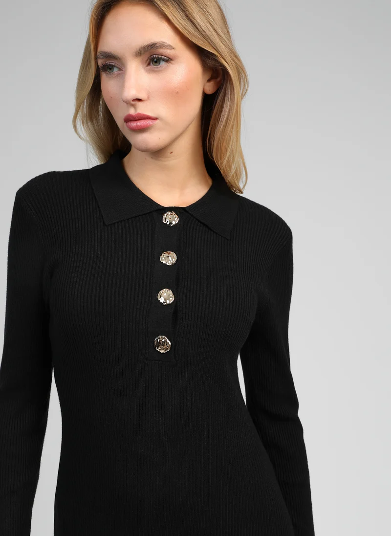 ROBE LONGUE NABOLO noir