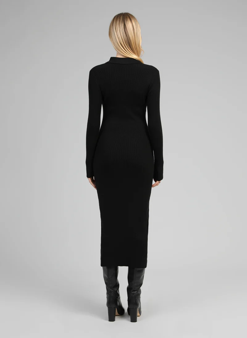 ROBE LONGUE NABOLO noir