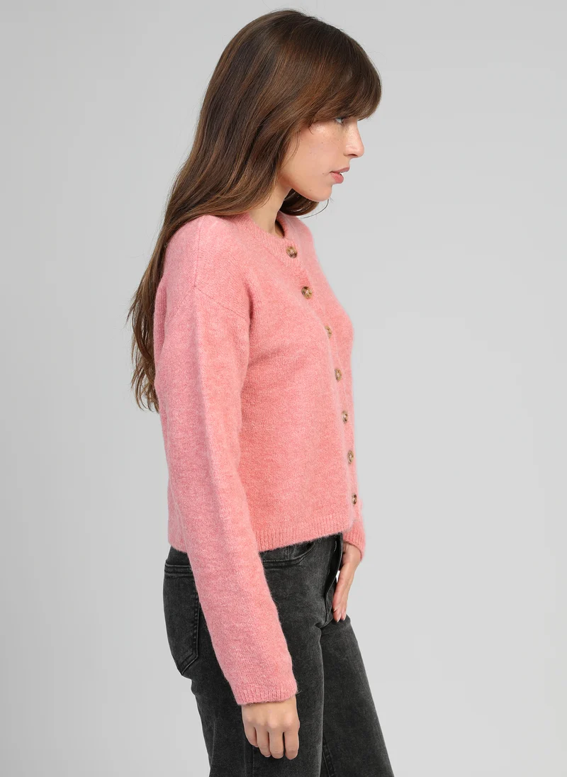 GILET LETIANA rose