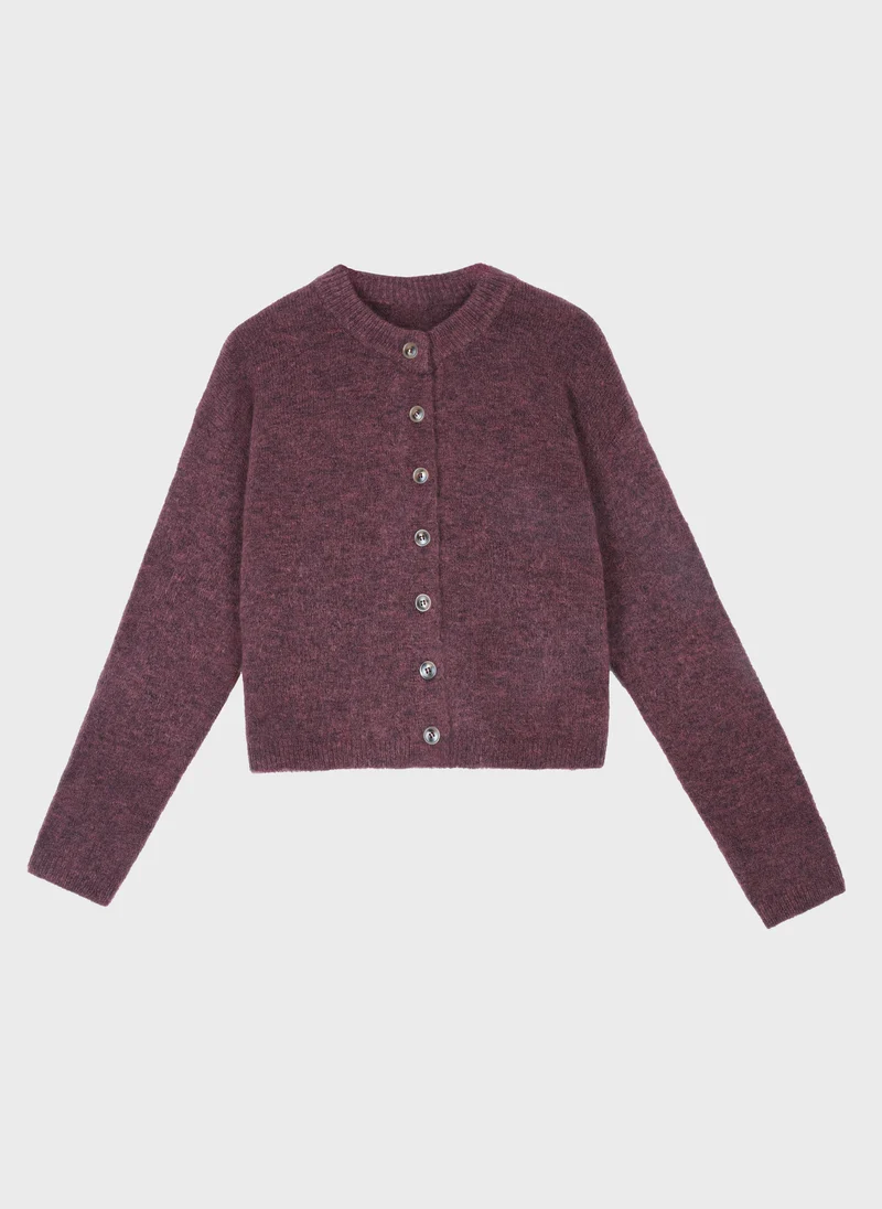 GILET LETIANA figue