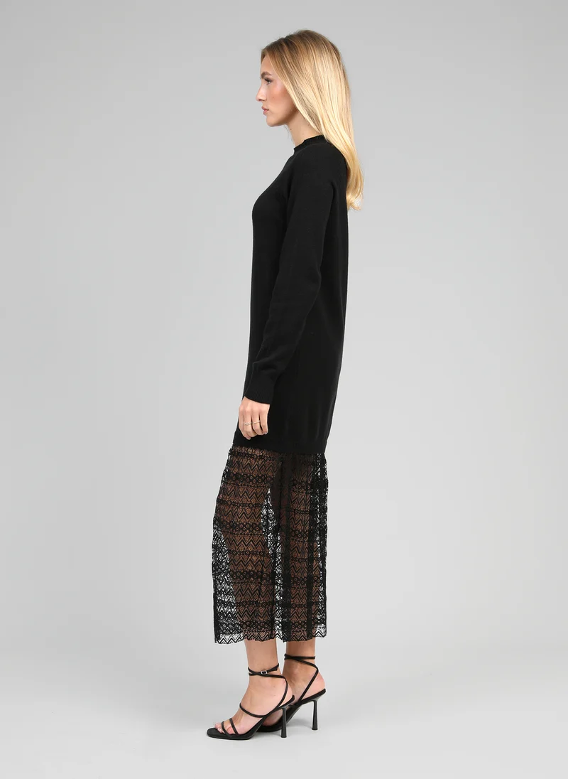 ROBE LONGUE NAKINI noir