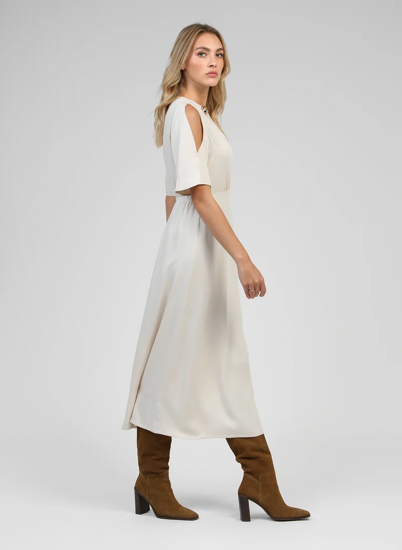 ROBE LONGUE MAELSA ecru