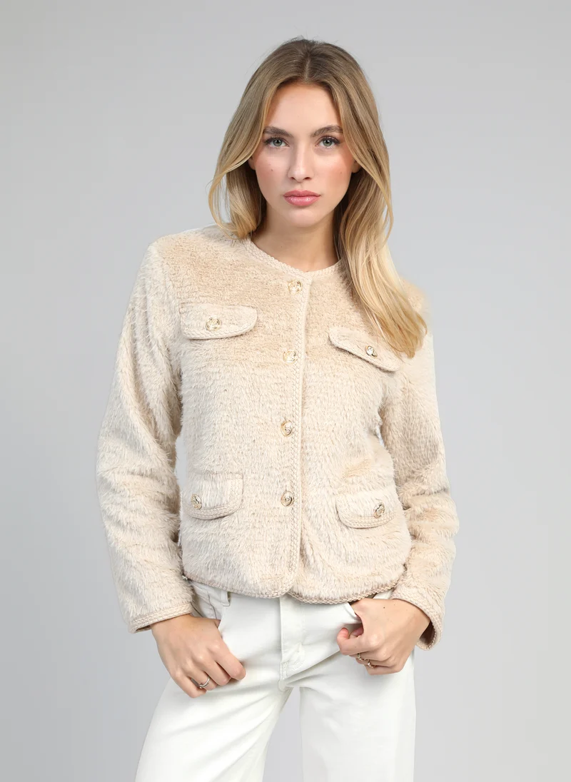 VESTE CATHIE ecru