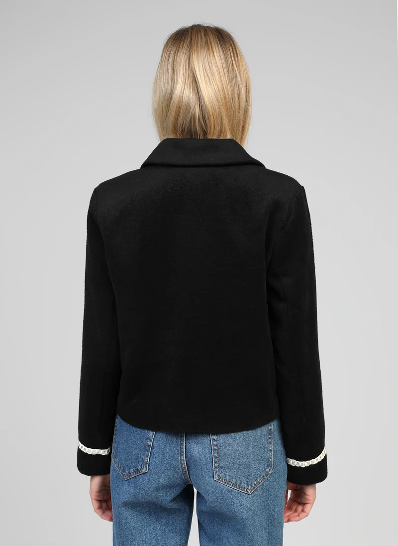 VESTE HONORE noir