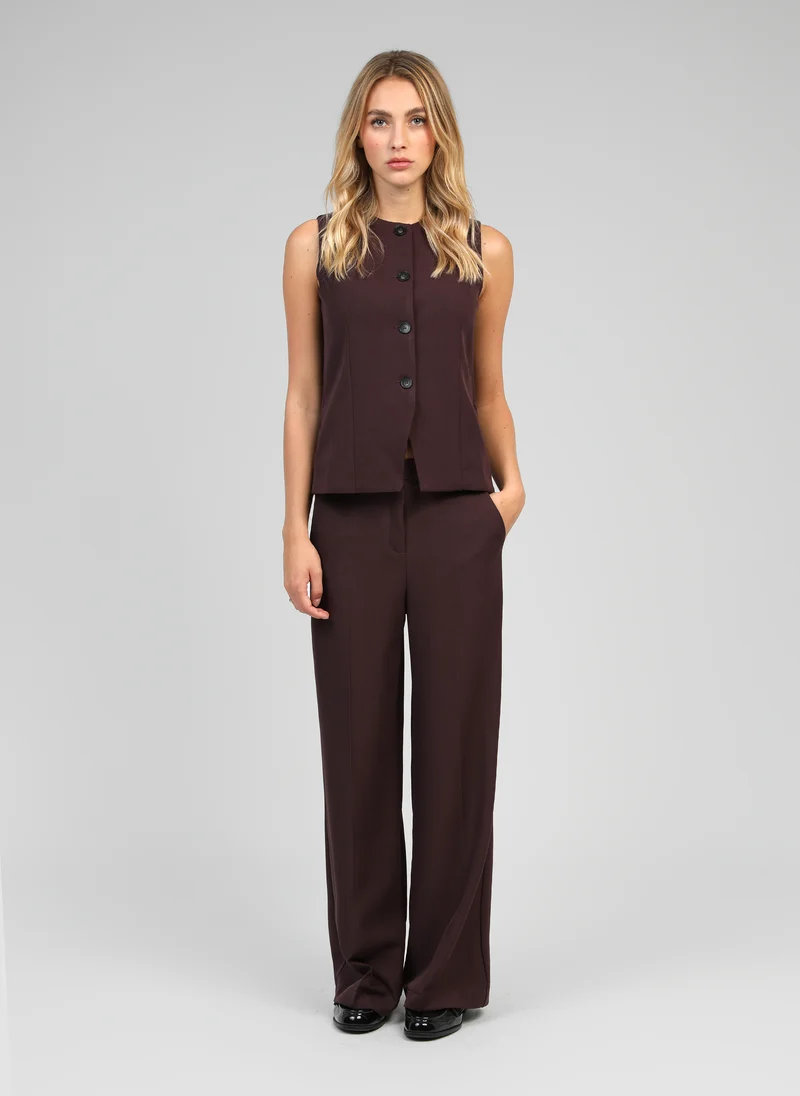 GILET DE COSTUME ZOLA wine