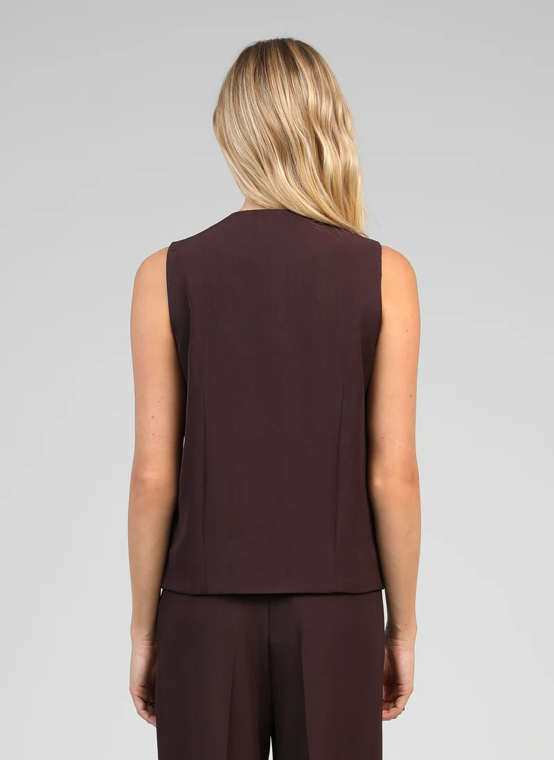 GILET DE COSTUME ZOLA wine