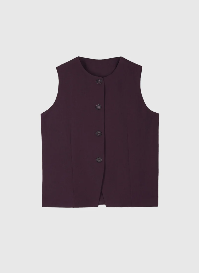 GILET DE COSTUME ZOLA wine