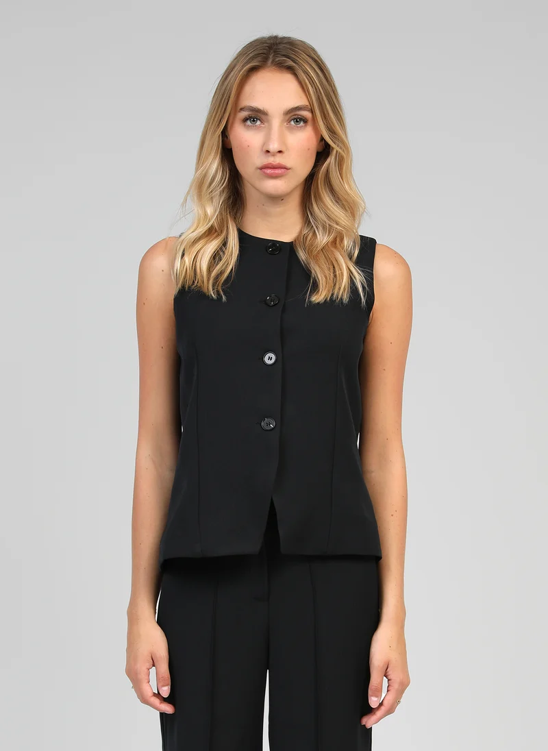 GILET DE COSTUME ZOLA noir
