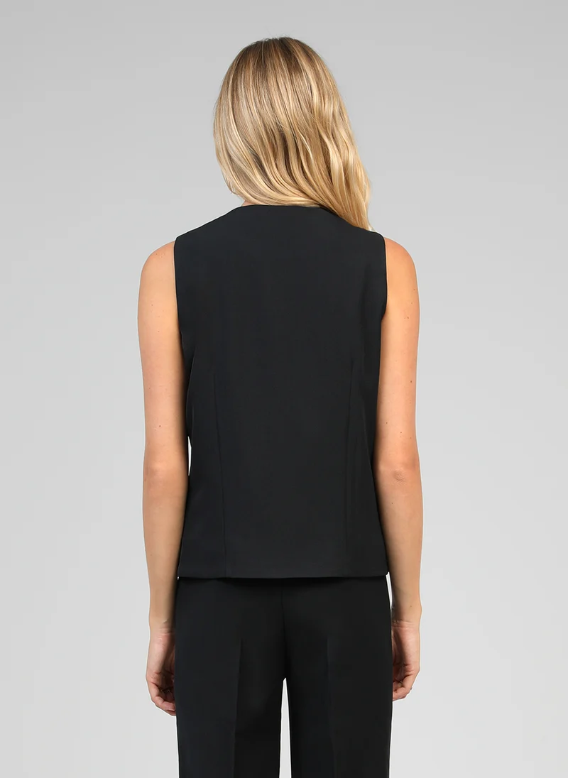 GILET DE COSTUME ZOLA noir