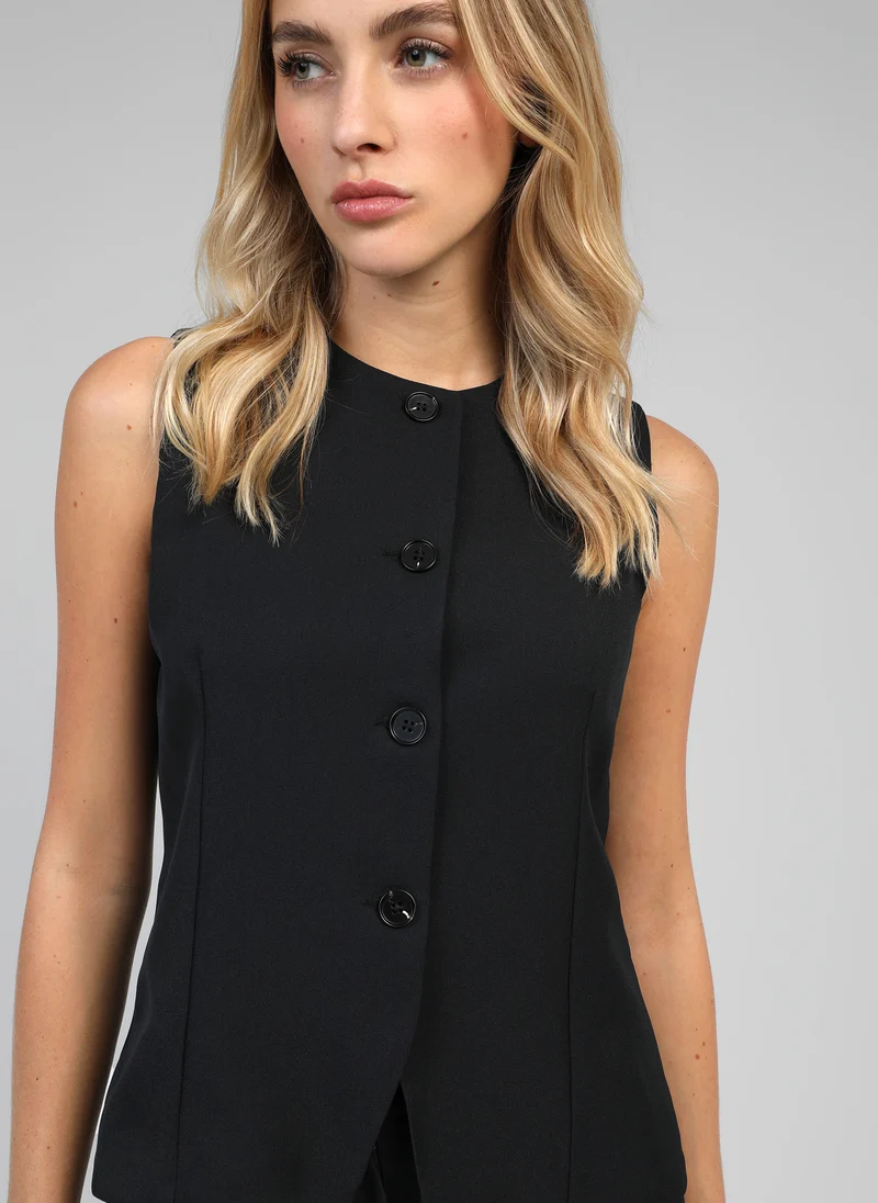 GILET DE COSTUME ZOLA noir
